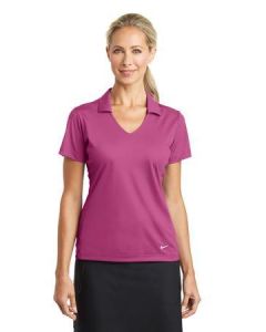 Nike Ladies Dri-FIT Vertical Mesh Polo. 637165