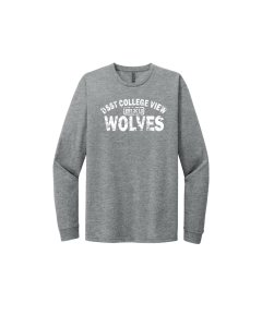 DSST College View Next Level Apparel Adult CVC Long Sleeve Tee NL6211