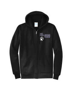 DSST College View Port & Co Youth Core Fleece Full-Zip Hooded Sweatshirt. PC90YZH