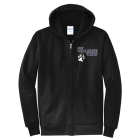 DSST College View Port & Co Core Fleece Full-Zip Hooded Sweatshirt. PC78ZH